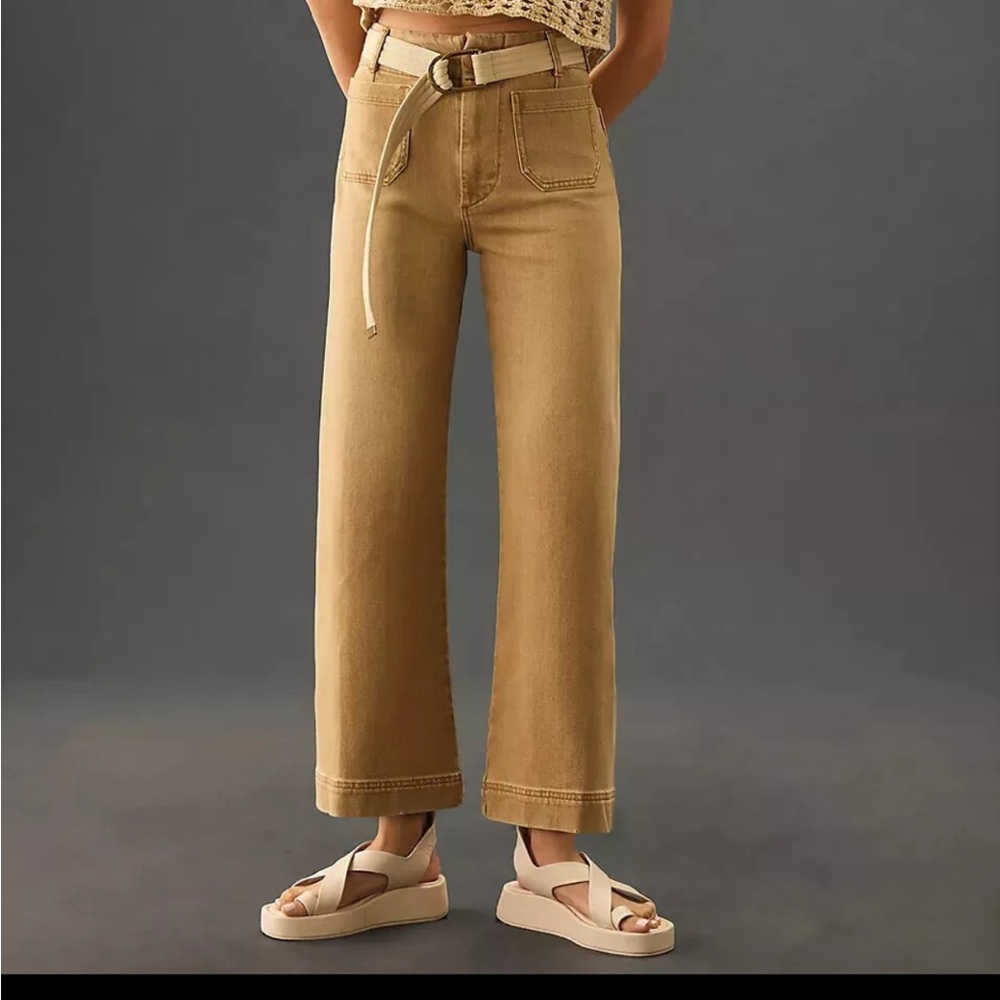 Anthro Maeve The Colette khaki pants. Size 16